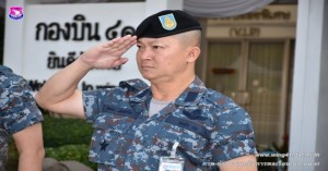 ผู้บังคับการกองบิน ๔๑ ให้การต้อนรับคณะกรรมการตรวจสอบมาตรฐานการบิน กรมจเรทหารอากาศ