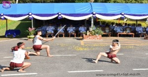 ร่วมพิธีวันคล้ายวันสถาปนา “ค่ายนเรศวรมหาราช”