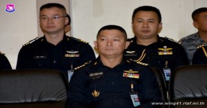 พิธีแนะนำตัวผู้บังคับบัญชา และหัวหน้าหน่วยขึ้นตรง กองบิน ๔๑