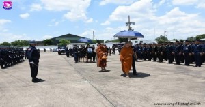 พิธีเคลื่อนศพ นาวาอากาศตรี เกริกเกียรติ สุวรรณโณ นักบินเครื่องบินขับไล่และฝึกแบบที่ ๑ (L-39 ZA ART) สังกัดฝูงบิน ๔๑๑ กองบิน ๔๑ เชียงใหม่