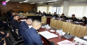 ผู้บังคับการกองบิน ๔๑ ให้การต้อนรับคณะตรวจเยี่ยมสายวิทยาการพระธรรมนูญ ประจำปีงบประมาณ ๒๕๖๒