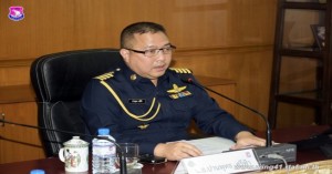 ผู้บังคับการกองบิน ๔๑ ให้การต้อนรับคณะตรวจเยี่ยมสายวิทยาการพระธรรมนูญ ประจำปีงบประมาณ ๒๕๖๒