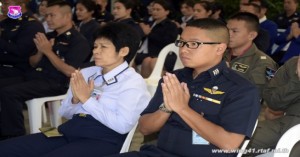 พิธีเจริญพระพุทธมนต์สมโภชศาลพ่อปู่ชัยมงคล กองบิน ๔๑