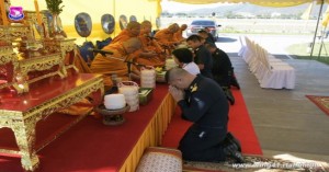 พิธีเจริญพระพุทธมนต์สมโภชศาลพ่อปู่ชัยมงคล กองบิน ๔๑