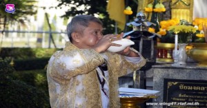 พิธีเจริญพระพุทธมนต์สมโภชศาลพ่อปู่ชัยมงคล กองบิน ๔๑