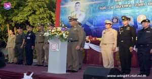 พิธีปล่อยแถวระดมกวาดล้างอาชญากรรมในช่วงเทศกาลคริสต์มาสและวันขึ้นปีใหม่ ๒๕๖๒ ของตำรวจภูธรจังหวัดเชียงใหม่