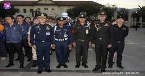 พิธีปล่อยแถวระดมกวาดล้างอาชญากรรมในช่วงเทศกาลคริสต์มาสและวันขึ้นปีใหม่ ๒๕๖๒ ของตำรวจภูธรจังหวัดเชียงใหม่