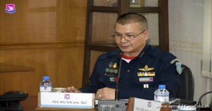 รองผู้บังคับการกองบิน ๔๑ ต้อนรับคณะตรวจเยี่ยมสายวิทยาการเหล่าทหารสารบรรณ จำพวกทหารกำลังพล