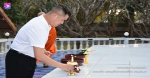 กองบิน ๔๑ จัดพิธีเวียนเทียนเนื่องในโอกาสวันมาฆบูชา ประจำปี ๒๕๖๒