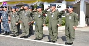 ผู้บังคับการกองบิน ๔๑ ให้การต้อนรับคณะตรวจเยี่ยมฝ่ายอำนวยการยุทธการทหารอากาศ
