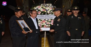 พิธีรับศพของกำลังพลผู้เสียชีวิต