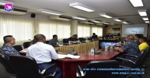 เสนาธิการกองบิน ๔๑ ให้การต้อนรับผู้ช่วยทูตทหารไนจีเรีย ประจำประเทศไทย