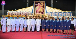 พิธีถวายเครื่องราชสักการะและจุดเทียนถวายพระพรชัยมงคล เนื่องในโอกาสวันเฉลิมพระชนมพรรษาสมเด็จพระนางเจ้าสิริกิต์ พระบรมราชินีนาถ พระบรมราชนนีพันปีหลวง ประจำปี ๒๕๖๒