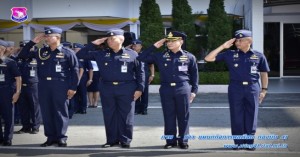 พิธีมอบของขวัญ และรับฟังสารอวยพรวันขึ้นปีใหม่ของผู้บัญชาการทหารอากาศ