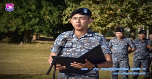 พิธีต้อนรับทหารกองประจำการที่เข้ารับราชการทหารใหม่