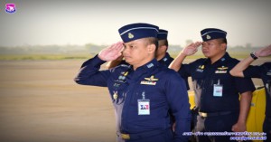 ผู้บัญชาการทหารอากาศ ตรวจเยี่ยมฝูงบิน ๔๑๖ (เชียงราย)
