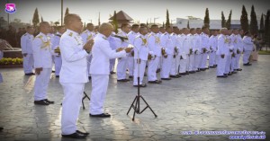 พิธีวางพานพุ่ม บวงสรวง และพิธีบำเพ็ญกุศลอุทิศถวายสมเด็จพระนเรศวรมหาราช