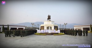 พิธีวางพานพุ่ม บวงสรวง และพิธีบำเพ็ญกุศลอุทิศถวายสมเด็จพระนเรศวรมหาราช