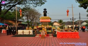 กองบิน ๔๑ ร่วมเป็นเจ้าภาพทอดผ้าป่าสามัคคี และร่วมพิธีเทิดพระเกียรติพระเจ้ากาวิละ