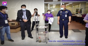พิธีส่งมอบหุ่นยนต์ปิ่นโต (PINTO) พร้อมระบบสื่อสารทางไกล “กระจก” (TELEPRESENCE)