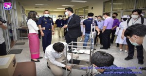 พิธีส่งมอบหุ่นยนต์ปิ่นโต (PINTO) พร้อมระบบสื่อสารทางไกล “กระจก” (TELEPRESENCE)