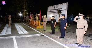 พิธีปล่อยแถวการบังคับใช้กฎหมาย ตามพระราชกำหนดการบริหารราชการในสถานการณ์ฉุกเฉิน พ.ศ.๒๕๔๘