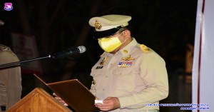พิธีปล่อยแถวการบังคับใช้กฎหมาย ตามพระราชกำหนดการบริหารราชการในสถานการณ์ฉุกเฉิน พ.ศ.๒๕๔๘