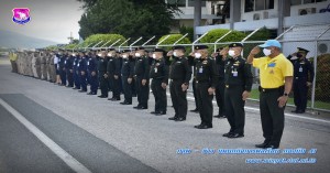 ผู้บังคับการกองบิน ๔๑ ให้การต้อนรับนายกรัฐมนตรี