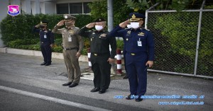 ผู้บังคับการกองบิน ๔๑ ให้การต้อนรับนายกรัฐมนตรี