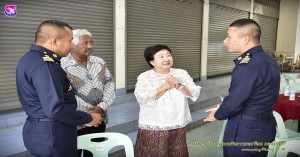 รองผู้บังคับการกองบิน ๔๑ ร่วมงานทำบุญทักษิณานุปทานวัดป่าเปอะ