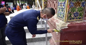 รองผู้บังคับการกองบิน ๔๑ ร่วมงานทำบุญทักษิณานุปทานวัดป่าเปอะ