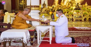 กองบิน ๔๑ ร่วมพิธีถวายภัตตาหารเพลและสิ่งของพระราชทานแด่พระภิกษุสามเณร ในการทดสอบบาลีสนามหลวง ประจำปี ๒๕๖๔