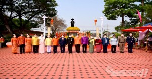 รองผู้บังคับการกองบิน ๔๑ ร่วมพิธีเทิดพระเกียรติพระเจ้ากาวิละและทอดผ้าป่าสามัคคี ประจำปี ๒๕๖๕