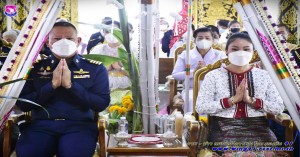 กองบิน ๔๑ ร่วมงานทำบุญสืบชะตาและสรงน้ำพระธาตุวัดป่าเปอะ