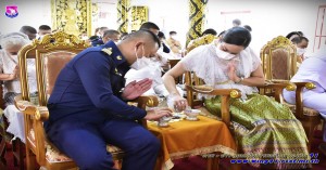 กองบิน ๔๑ ร่วมงานทำบุญสืบชะตาและสรงน้ำพระธาตุวัดป่าเปอะ