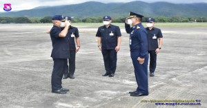 ผู้บังคับการกองบิน ๔๑ ให้การต้อนรับผู้บัญชาการหน่วยบัญชาการทหารพัฒนา