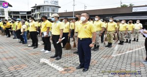 กองบิน ๔๑ ร่วมกิจกรรม kick off “Big Cleaning Day” เพื่อเตรียมความพร้อมการประชุมเจ้าหน้าที่อาวุโสเอเปค ครั้งที่ ๓ และการประชุมที่เกี่ยวข้อง ( SOM 3 )