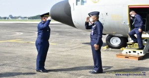 ผู้บังคับการกองบิน ๔๑ ให้การต้อนรับที่ปรึกษาพิเศษกองทัพอากาศ