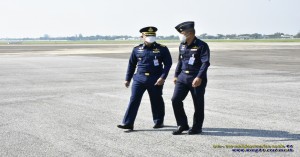 ผู้บังคับการกองบิน ๔๑ ให้การต้อนรับที่ปรึกษาพิเศษกองทัพอากาศ