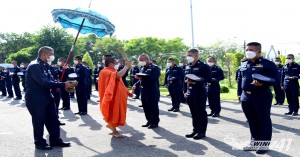 พิธีส่งข้าราชการและทหารกองประจำการไปปฏิบัติราชการสนาม